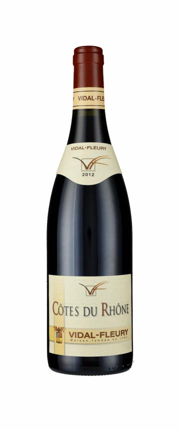 2012 Côtes-du-Rhône Rouge Vidal-Fleury