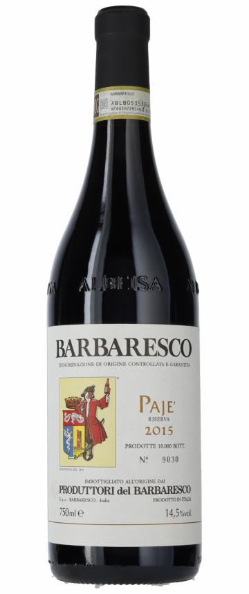 2015 Barbaresco Pajé Riserva Produttori del Barbaresco