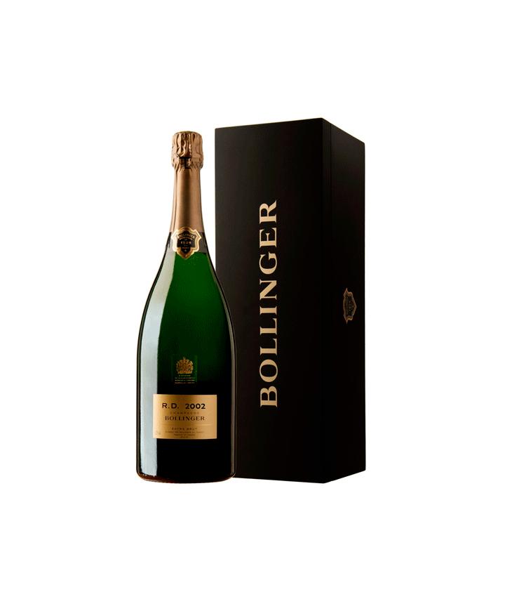 2002 Bollinger Champagne R.D. i Luksusgaveæske
